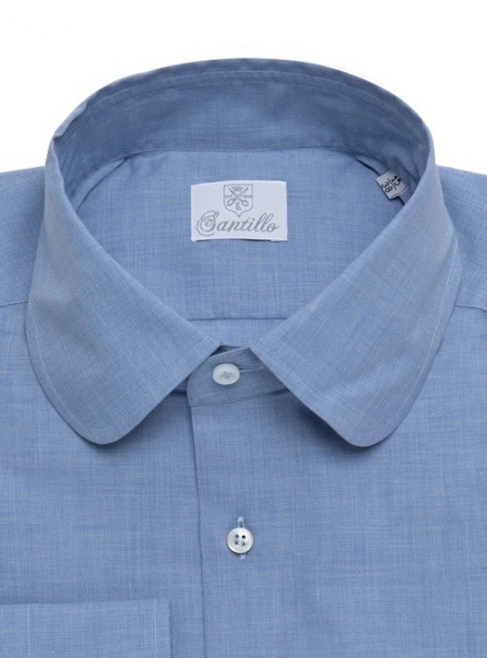 SOLFERINO blue sky cotton shirt - Image 2