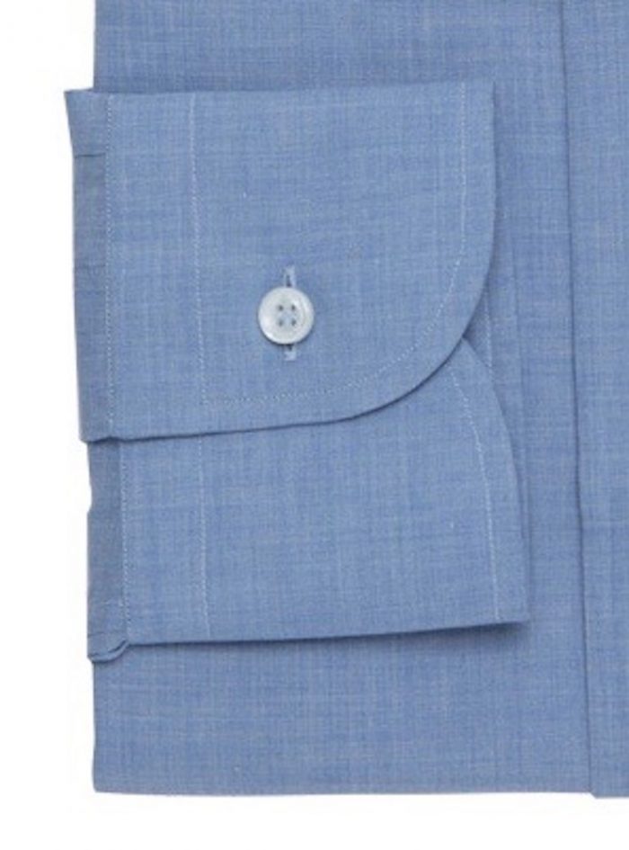 SOLFERINO blue sky cotton shirt - Image 3