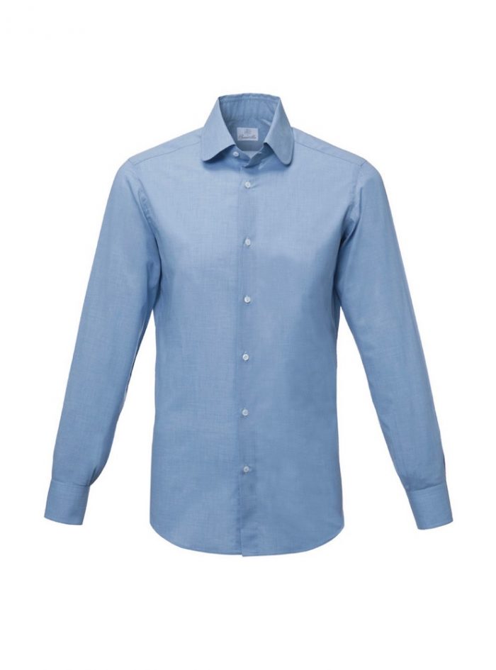 SOLFERINO blue sky cotton shirt - Image 4
