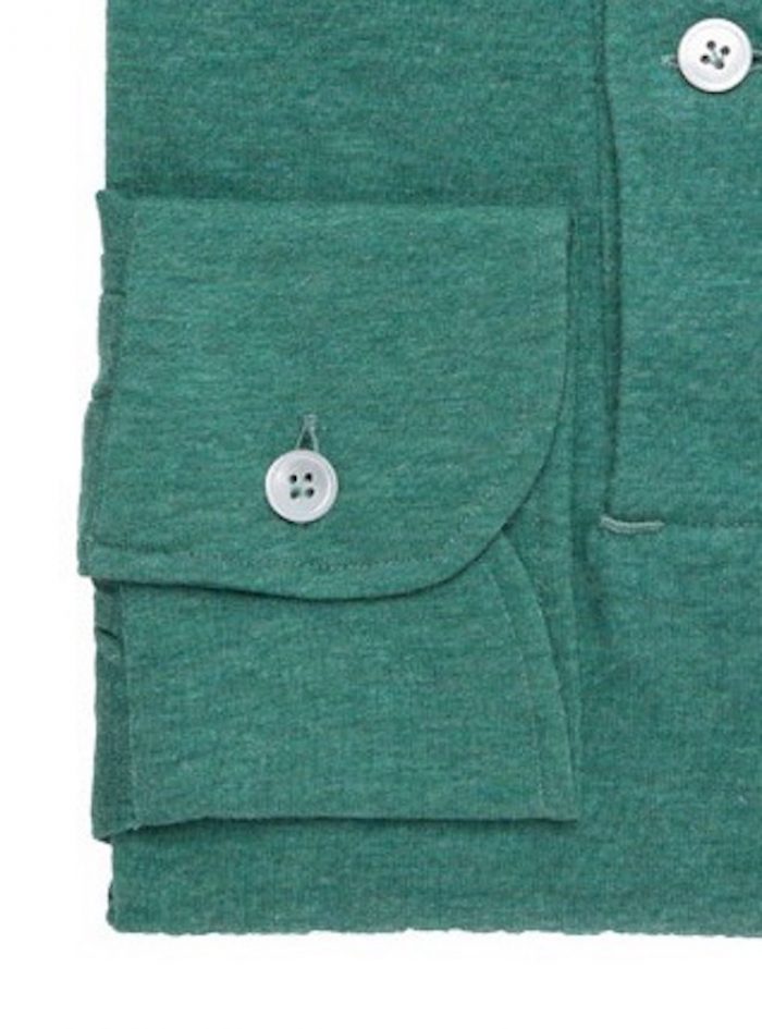 TILDEN green brushed radici patrimonio 1970 polo shirt - Image 3