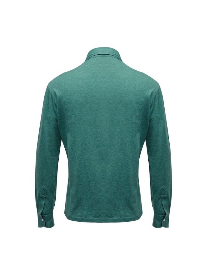 TILDEN green brushed radici patrimonio 1970 polo shirt - Image 5