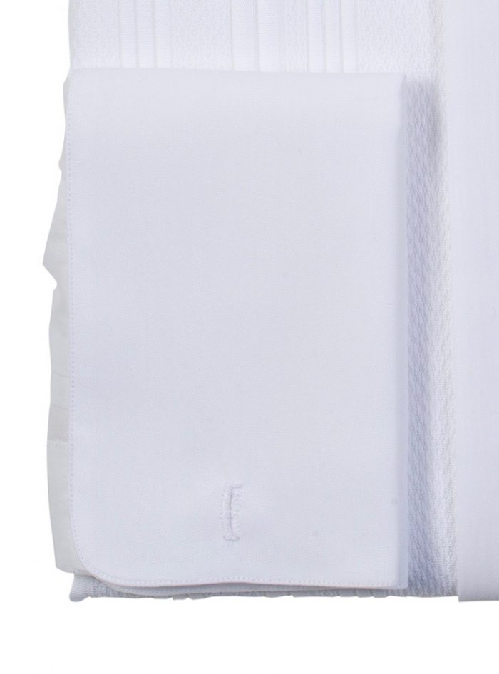 Luxury handmade white voile shirt - Image 3
