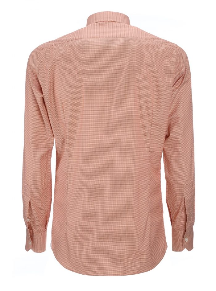 SOMERSET orange Houndstooth pure cotton shirt - Image 5