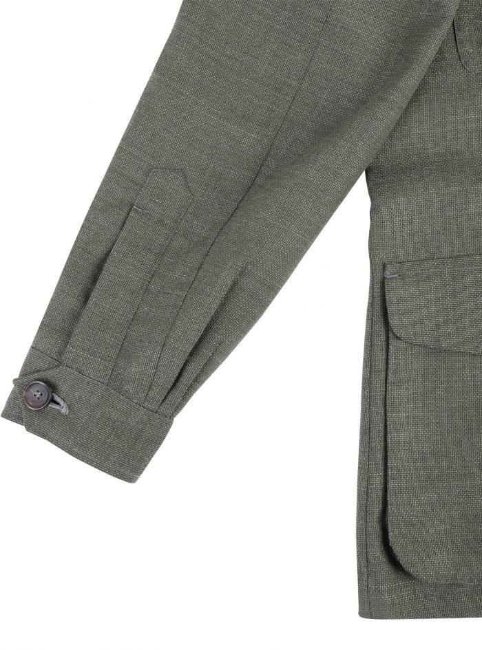 COPANELLO sage Hopsack jacket limited edition - Image 3