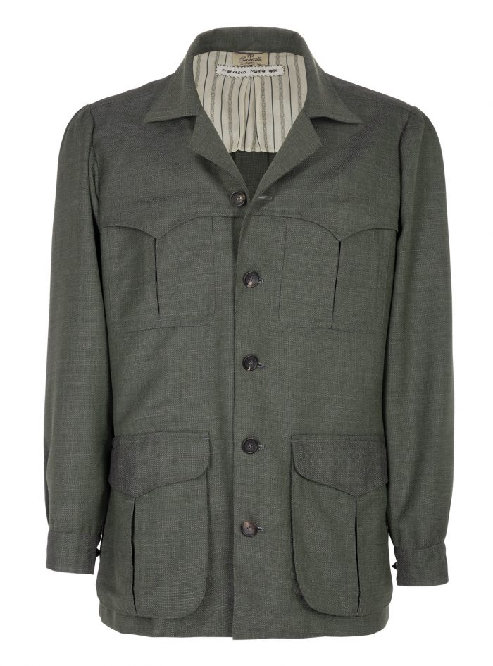 COPANELLO sage Hopsack jacket limited edition