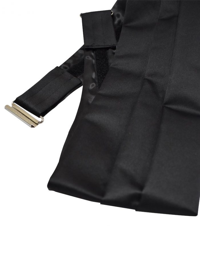 CUMMERBUND black adjustable silk - Image 2