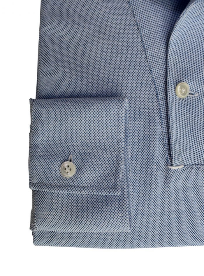 BAGNARA pale blu radici patrimonio 1970 polo shirt - Image 3