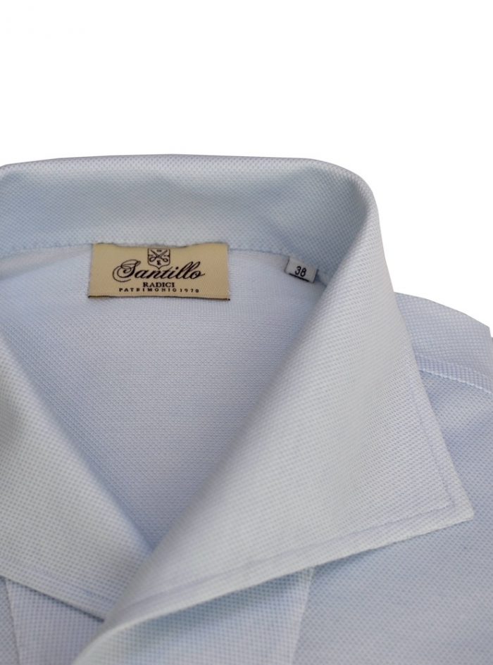BAGNARA pale sky blu radici patrimonio 1970 polo shirt - Image 2