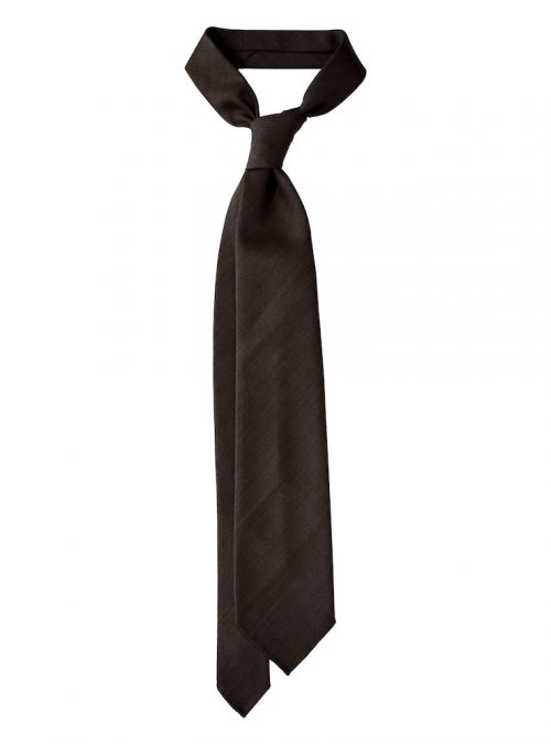 Our BLIGNY cortex chevron wool tie.